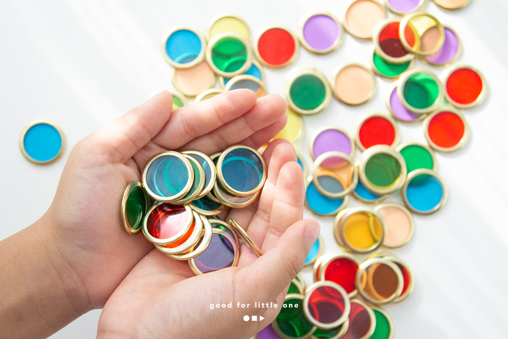 Metal Rimmed Counting Chips 彩虹幣
